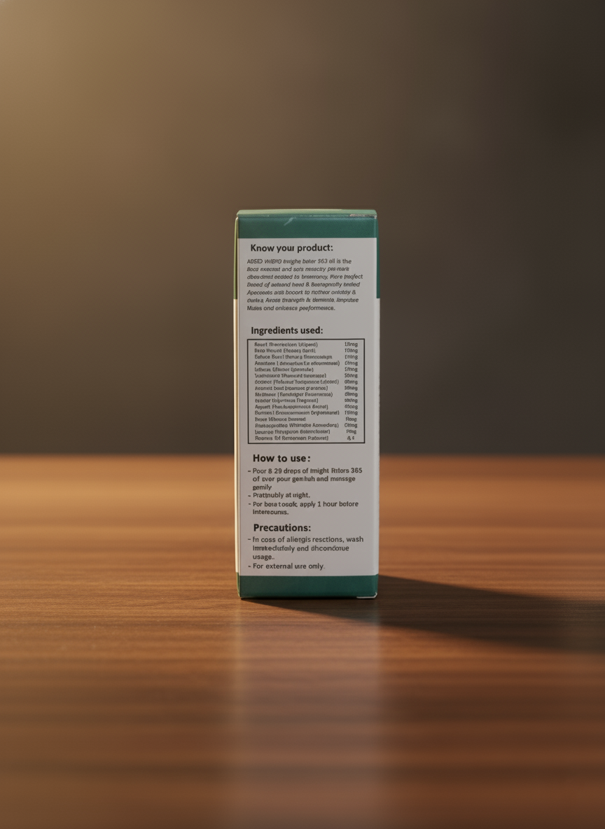 Redo Knight Rider 365 Oil Back View